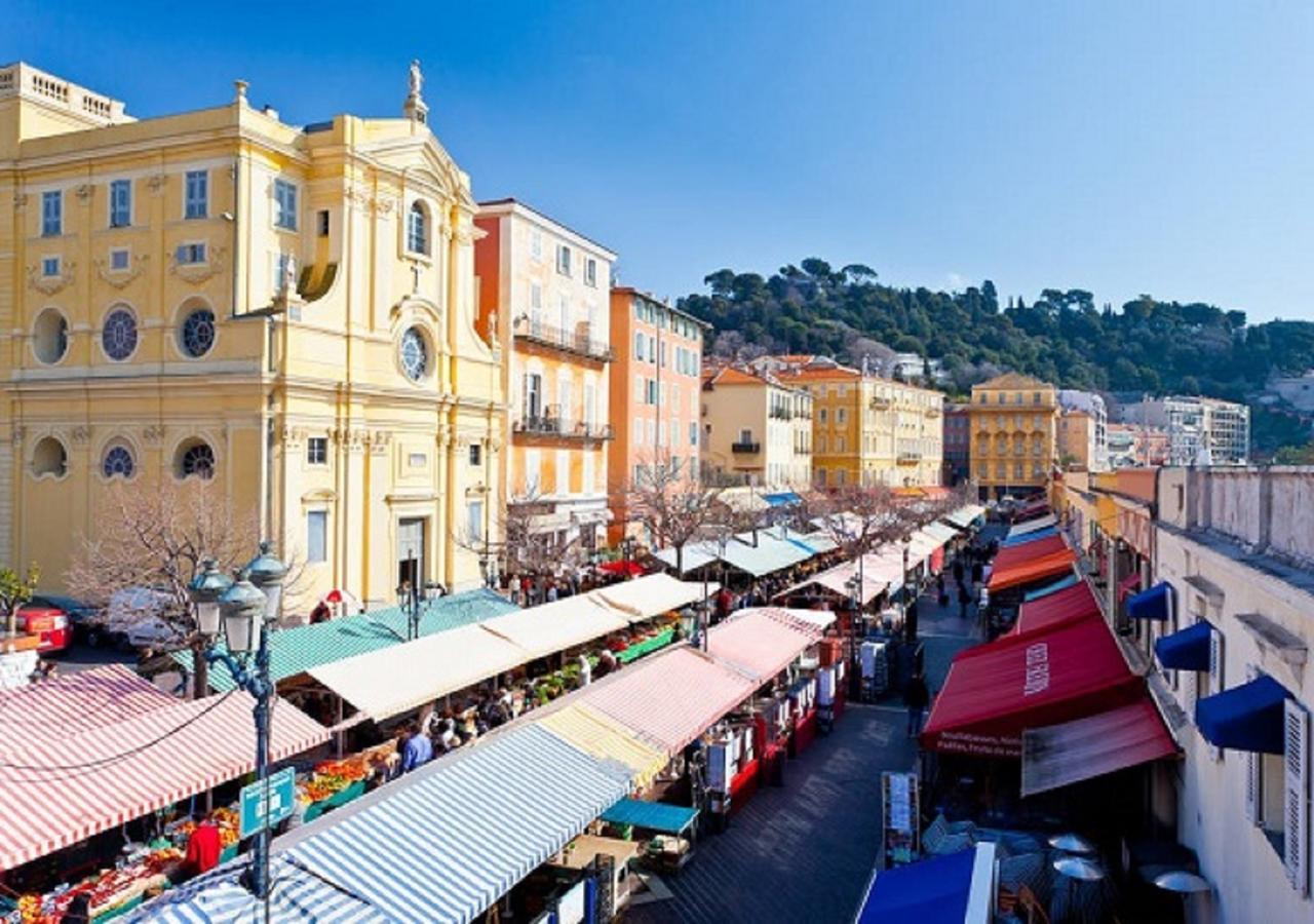La Croix - F3, Terrasse Vue Panoramique, Vieux-Nice Old Town And Terrace Luaran gambar